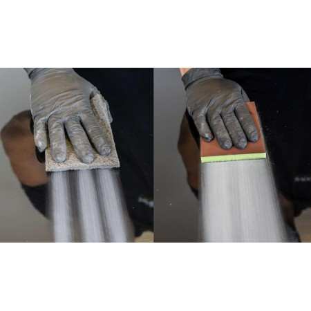 Gąbka ścierna P120 dwustronna Finixa 12x10cm | SFP-0120