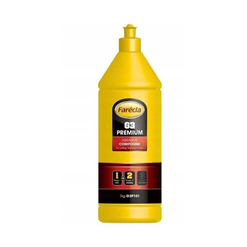 PASTA POLERSKA DO SAMOCHODU W PŁYNIE G3 PREMIUM G3P506 500ml FARECLA