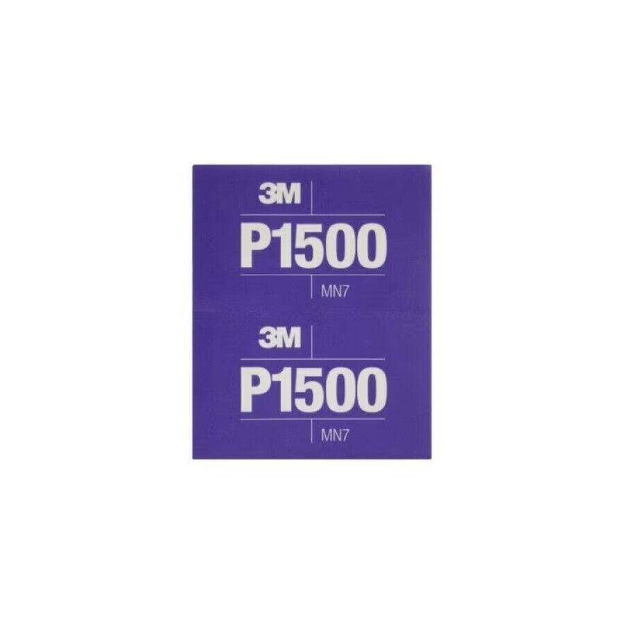 3M Hookit P1500 – elastyczny arkusz 140×170 mm do szlifowania