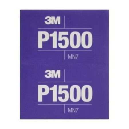 3M Hookit P1500 – elastyczny arkusz 140×170 mm do szlifowania