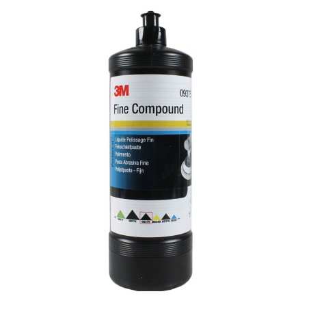 MLECZKO POLERSKIE FINE COMPOUND 9375 1L CZARNY KOREK 3M