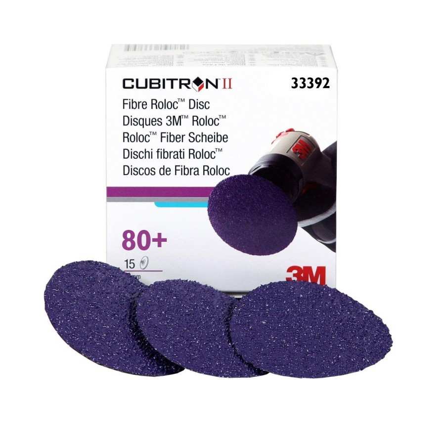 Krążek ścierny 3M Cubitron II Roloc Fibrowy 75mm P80 - 33392