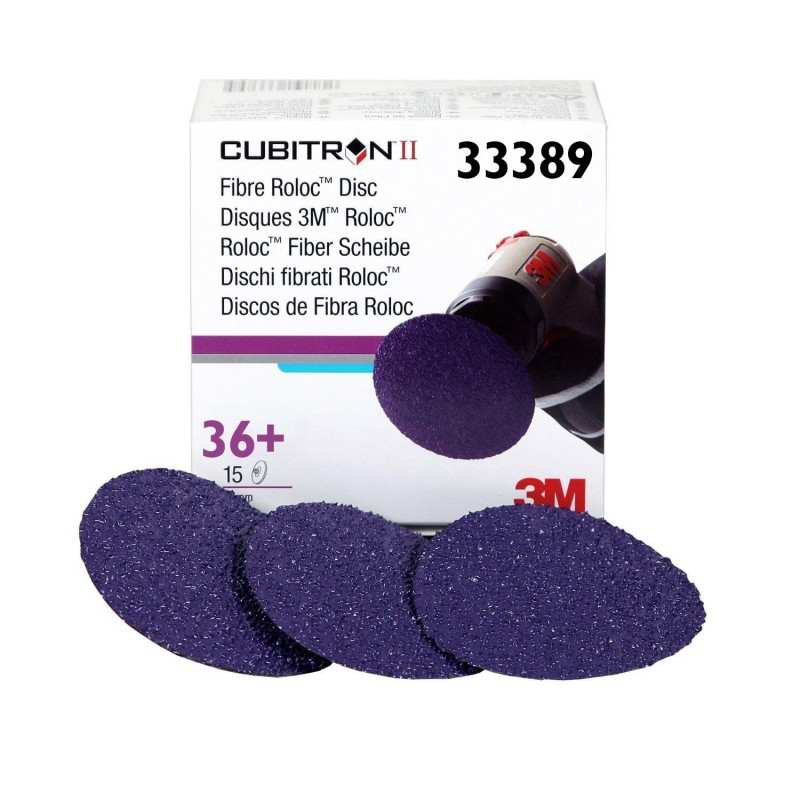 Krążek Ścierny 3M Cubitron II Roloc 75mm P36 – Fibrowy 33389
