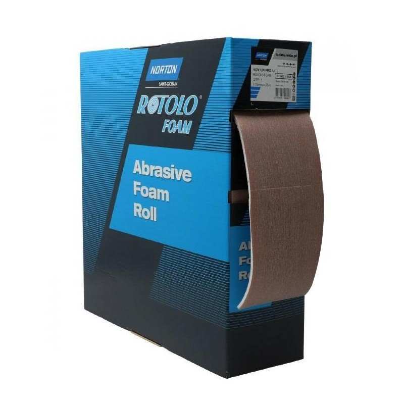 Gąbka Ścierna Norton A275 P120 115 mm × 25 m