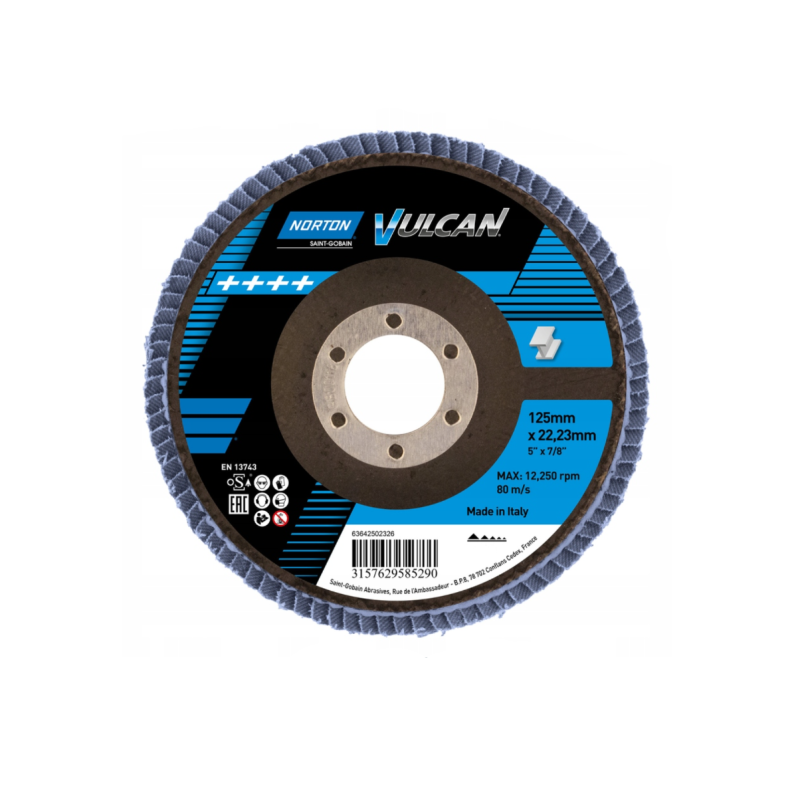 Tarcza listkowa Norton Vulcan P40 125 mm