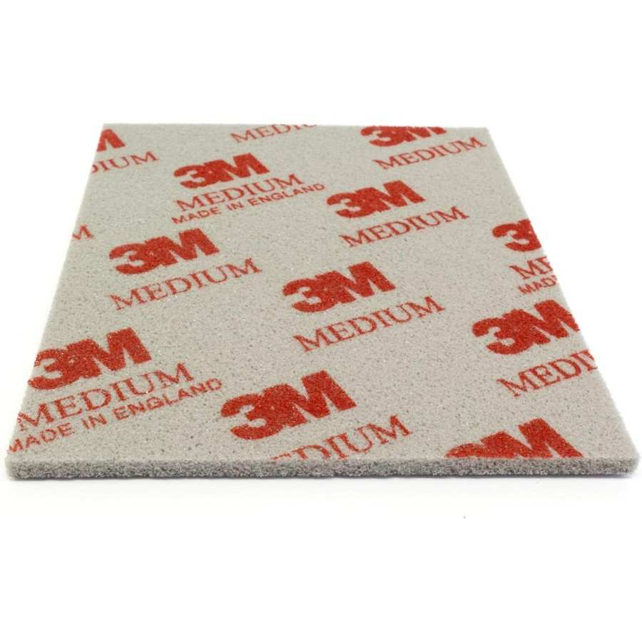GĄBKA ŚCIERNA MEDIUM P120 - P180 140mm x 115mm 3M 02808