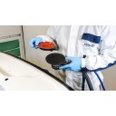 KRĄŻEK ŚCIERNY NA RZEP 150MM CZERWONY P80 - P400  FINIXA