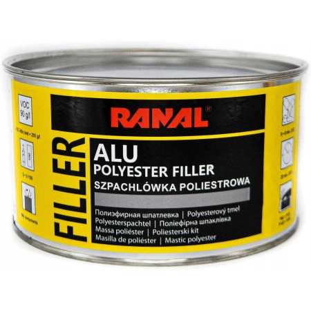 szpachlówka ranal aluminium 1.7 kg opakowanie