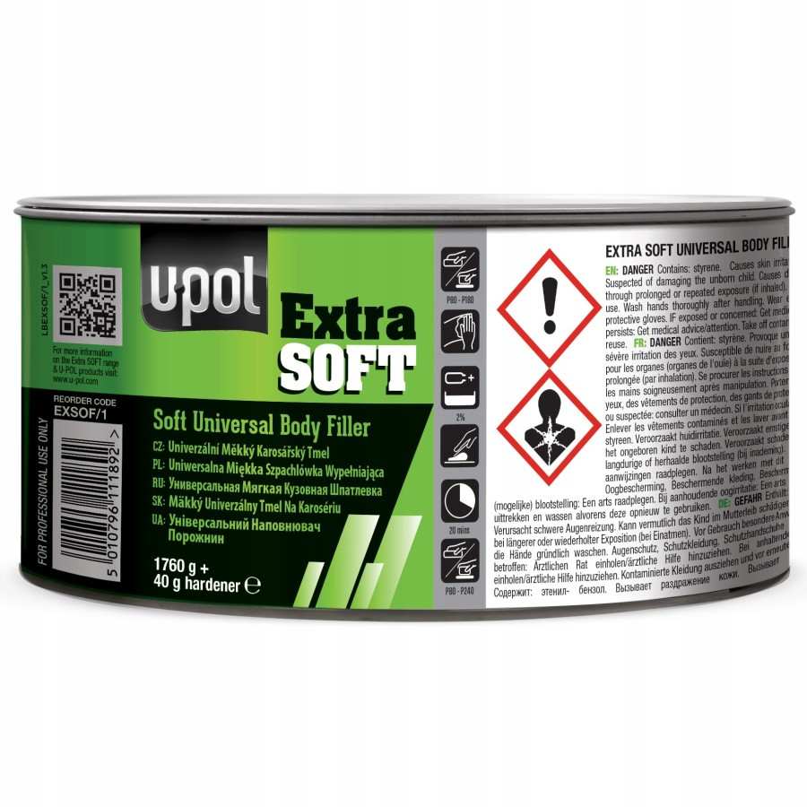 U-POL Extra Soft – Szpachlówka Uniwersalna