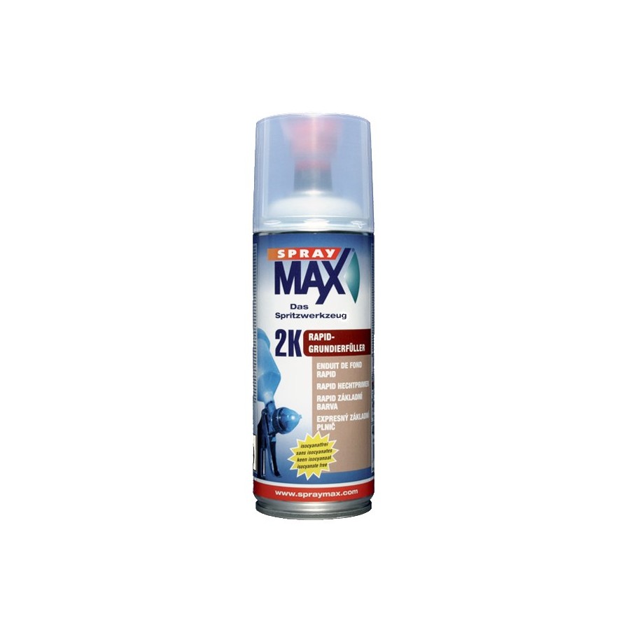 Podkład gruntująco - wypełniający 2K szybki szary SPRAY MAX 684031