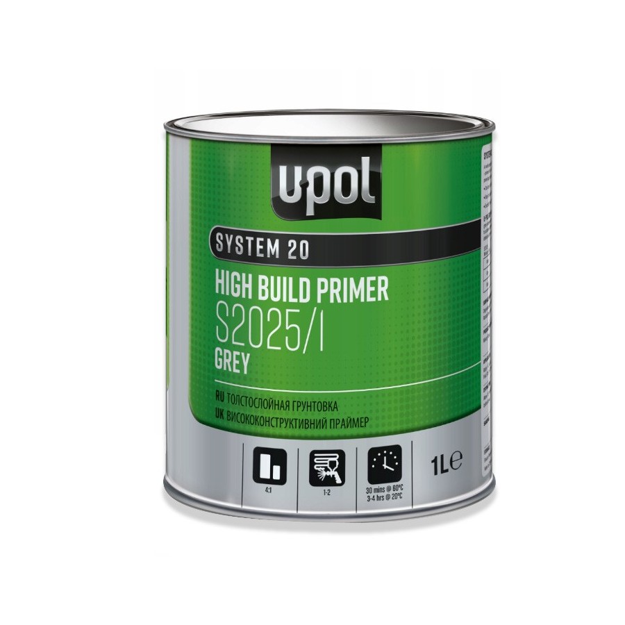 Podkład wypełniający U-POL S2025 2K 1L szary