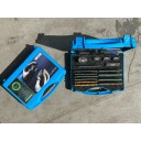 Zestaw Kovax Tolecut w walizce – arkusze ścierne i bloki do usuwania wtrąceń lakierniczych