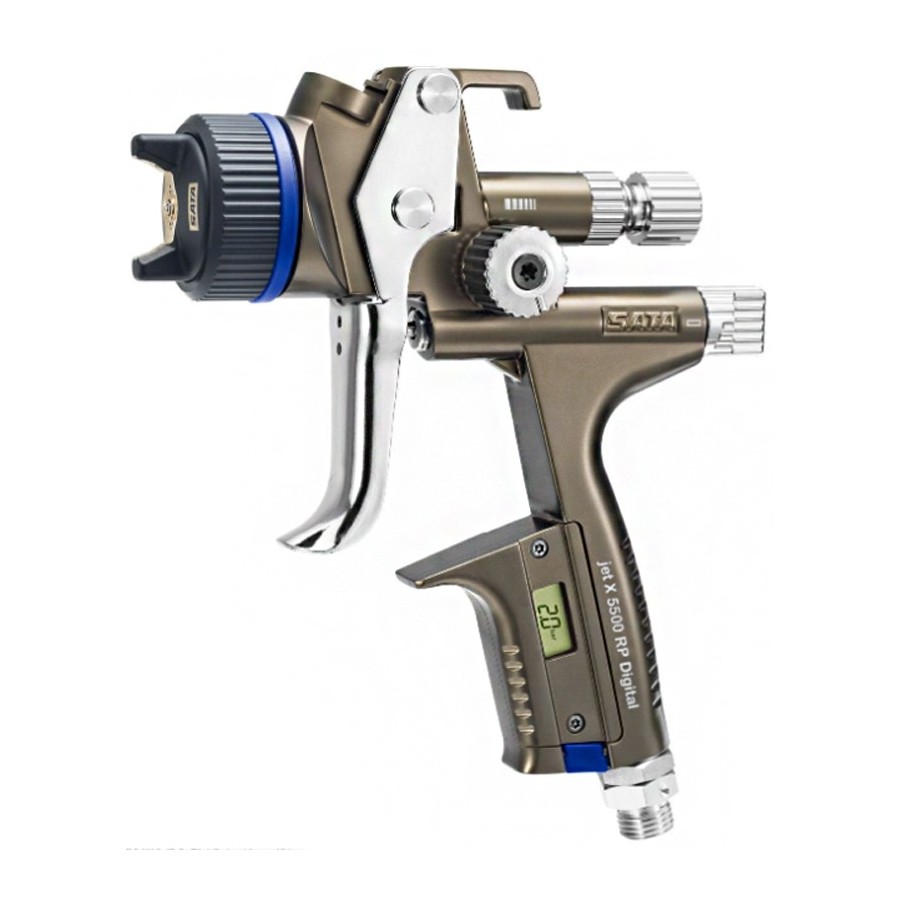Pistolet lakierniczy SATAjet X 5500 B HVLP 1.3 I Digital – profesjonalny pistolet do lakierów bazowych i bezbarwnych