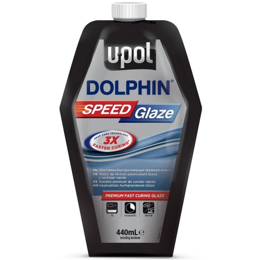 SZPACHLÓWKA WYKOŃCZENIOWA U-POL DOLPHIN Speed Glaze 440ml