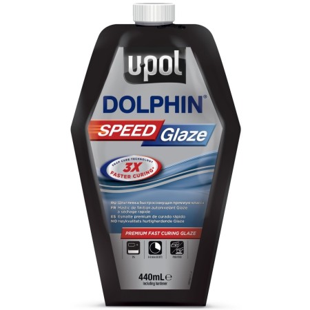 SZPACHLÓWKA WYKOŃCZENIOWA U-POL DOLPHIN Speed Glaze 440ml