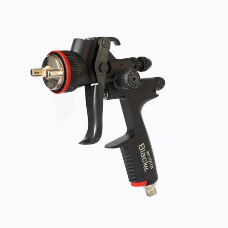 Pistolet lakierniczy SATAjet 100 B F RP 1.8 Black – do podkładów z kubkiem QCC 0,6 L