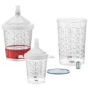 Kubki lakiernicze SATA RPS 900 ml 125 mikronów – zestaw 50 sztuk