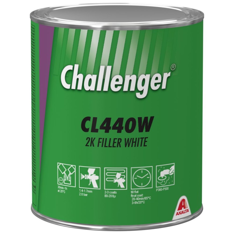 Podkład 2K Wypełniający CL440W 1L Biały – Challenger