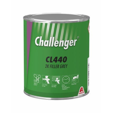 Podkład Wypełniający 2K CL440 Szary 3,5L – Challenger
