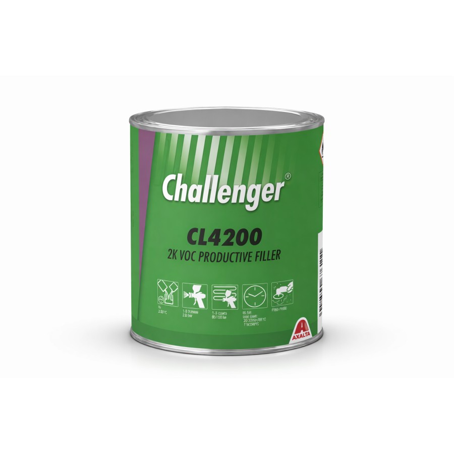 Podkład szybkoschnący Challenger CL4200 VOC 2K szary 1L