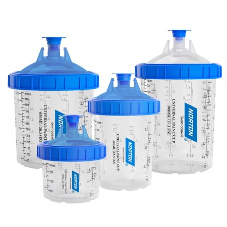 Norton PPS 650 ml 125 µm – kubki lakiernicze 50 szt.