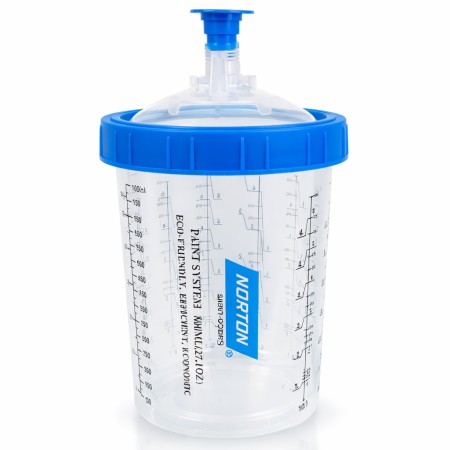 Norton PPS 800 ml 190 µm – kubki lakiernicze 50 szt.