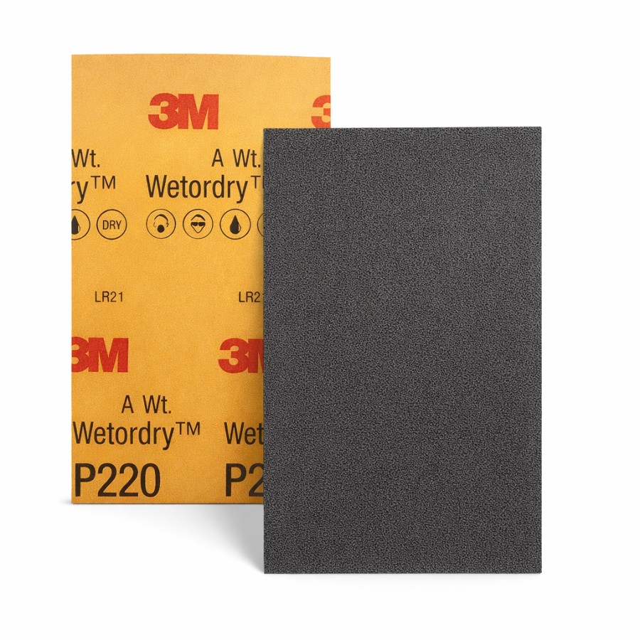 Papier ścierny wodny 3M Wetordry P220 280x230mm | 01980