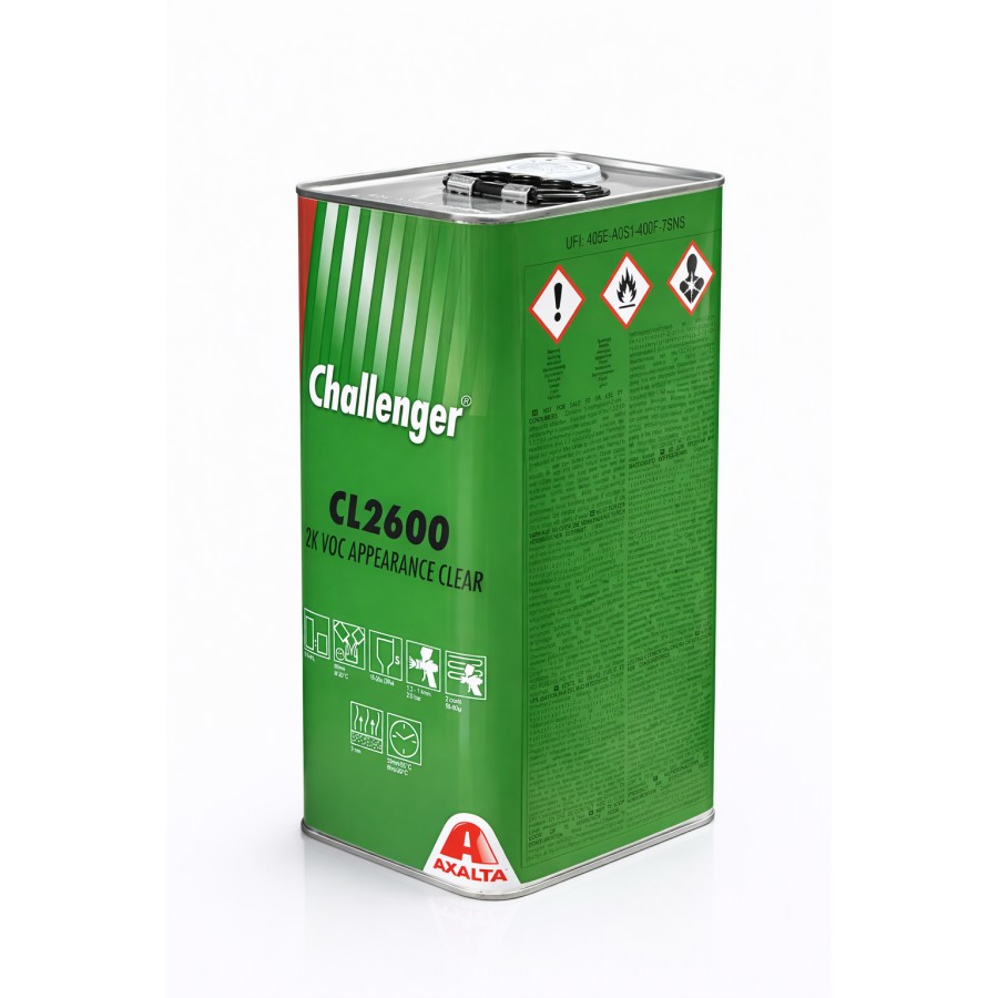 Lakier bezbarwny Challenger CL2600 5L | VOC 2K do samochodów