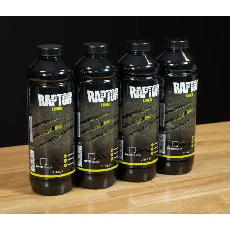 Farba RAPTOR Niebieska 4L + Utwardzacz U-POL - Gotowy Zestaw