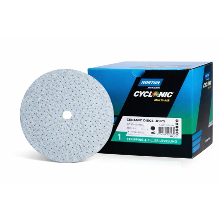 Krążek Norton Cyclonic Multi-Air A975 P320/P400 150 mm – do podkładu