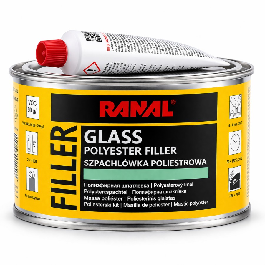 Szpachlówka z włóknem szklanym RANAL GLASS 1,7 kg