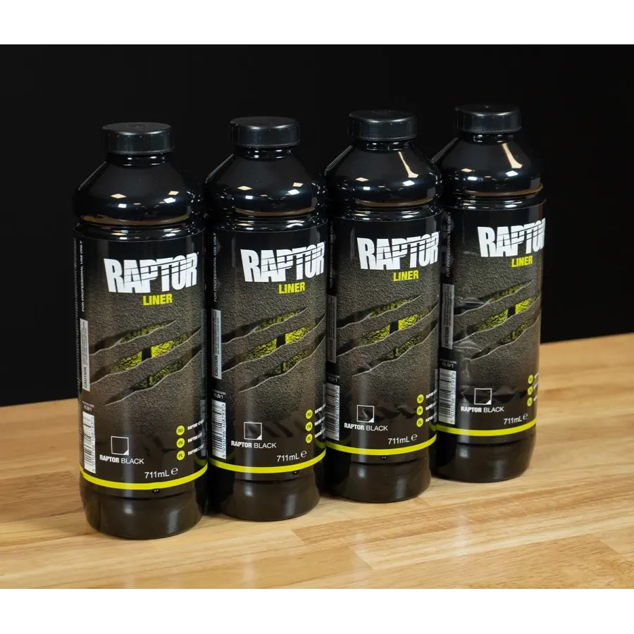 Farba Raptor 3,8L + utwardzacz – Gotowy Zestaw Ral - U-Pol
