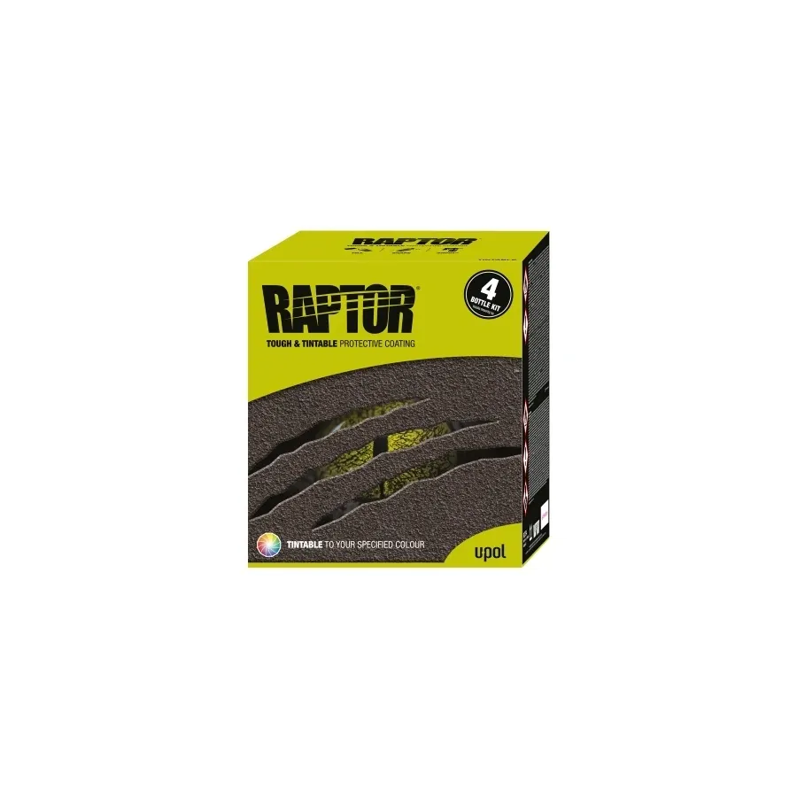 Farba Raptor 3,8L + utwardzacz – Gotowy Zestaw Ral - U-Pol