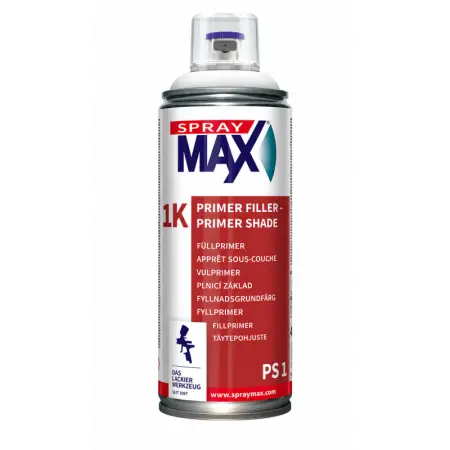 Antykorozyjny Podkład Gruntująco - Wypełniający w Sprayu 1K 400ml Jasnoszary - PS2 SprayMax 680272