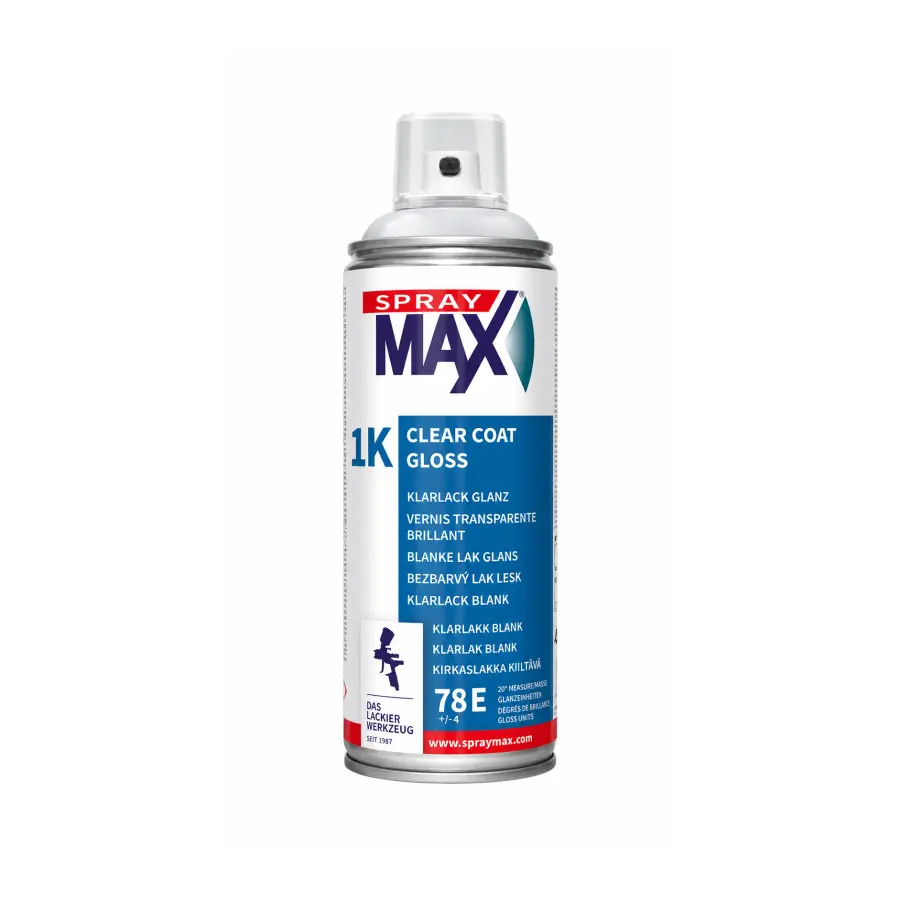 Lakier Bezbarwny 1K Połysk w Sprayu 400 ml Klarlack