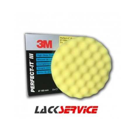 GĄBKA POLERSKA NA RZEP ŻÓŁTY 150 MM 3M 50488