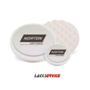 GĄBKA POLERSKA NA RZEP BIAŁA 150mm KARBOWANA  NORTON